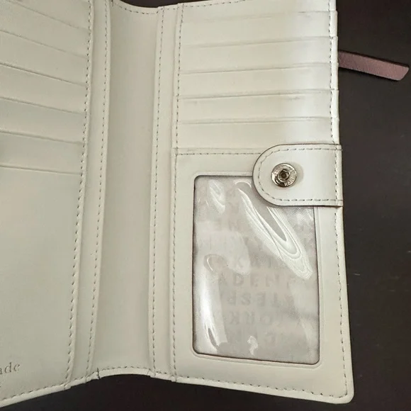 Kate spade ♠️ New York Madison Large Slim Saffiano Leather Bifold Wallet - Picture 5 of 7